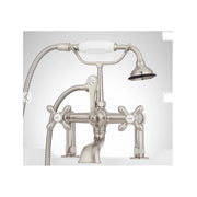 Signature Hardware HL-308-4-NH-CP-U English Telephone Faucet Body less Handles and Couplers - Chrome