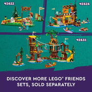 LEGO 42624 Friends Adventure Camp Cozy Cabins Camping Toy