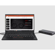 Lenovo USB-C Universal Business Dock, 65W Power Delivery, Dual 4K Monitor Support, 3 USB 3.2 Gen 2 Ports, 2 USB-C Ports, HDMI & DisplayPort, Storm Gray, 40B30090US