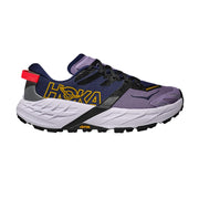 Hoka Speedgoat 7 Women's Trail Running Shoes, Berry Jam/Starlight Glow, Size 10 B Medium, Lace-Up, Vibram MegaGrip Outsole