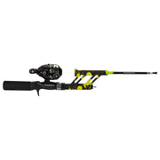 ProFISHiency PCSPLATGREEN Pocket Combo Micro Telescopic Spincast Combo, Green Splatter