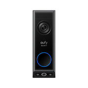 Eufy E340 Video Doorbell with Dual 2K HD Cameras, Dual-Light System, 8GB Local Storage, Wired and Battery Operated, Black