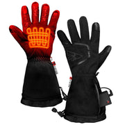 ActionHeat Featherweight AA Battery Heated Gloves for Men, Black, Small-Medium, Lightweight Cold Weather Gloves with Silicone Grip and Waterproof Battery Pocket