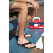 Reef Men's Santa Ana Thong Sandals - 9 - Black