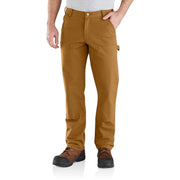 Carhartt Men's Relaxed Straight Rugged Flex Duck Double-Front Work Utility Pants, Carhartt Brown, 30x32, 103334-211