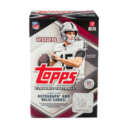 Topps 2026 Flagship Football Trading Cards Value Box, 6 Packs, 12 Cards Per Pack, Autograph and Relic Cards