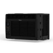 Midea 6,000 BTU Window Air Conditioner with Comfort Sense Remote, 3 Cooling Modes, 3 Fan Speeds, Energy Saver, Fits Double Hung Windows 23-36 in, Black, RMW06RWB