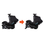 Baby Trend Secure-Lift Infant Car Seat, Ergonomic PRO Side Grip, No-Twist Harness Indicators, Anti-Rebound Bar Handle, Multi-Position Base, Adjustable Headrest, Dash Black
