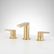 Signature Hardware SHWSCBW807BG Berwyn 1.2 GPM Widespread Bathroom Faucet with Pop-Up Drain Assembly, Brushed Gold