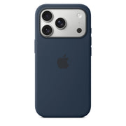 Apple Silicone Case with MagSafe for iPhone 17 Pro, Midnight, Soft-Touch Silicone, Microfiber Lining, Camera Control Technology