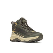 Merrell Speed Strike 2 Mid Waterproof Men's Hiking Shoes, Beluga Leather, Size 10.5 M, J00003488