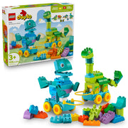 LEGO DUPLO Town 3 in 1 Dinosaurs on Wheels Building Set, 108 Pieces, Multi-Color, 6526191