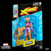 Hasbro Marvel Legends Series Feral X-Force Comics-Inspired 6-Inch Action Figure with Comic Accessory G0818