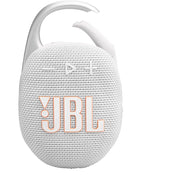 JBL Clip5Wht Clip 5 Portable Waterproof Bluetooth Speaker, White
