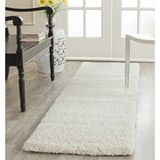 Safavieh Milan Shag Collection SG180-1212 Ivory Runner (2' x 6')