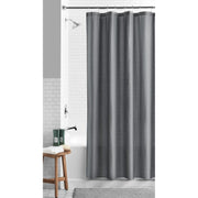 Mainstays 7014101WWGRY Eco-Friendly Waffle-Weave Fabric Shower Curtain, with Recycled Polyester, 72