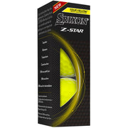 Srixon Z-Star 2023 Yellow Golf Balls Premium 3-Piece Urethane
