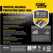 BRK 1046870 Hard-Wired w/Battery Back-Up Ionization Smoke and Carbon Monoxide Detector
