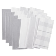 Better Homes & Gardens BHS201999914016 Soft Silver Cotton Waffle, 4 Pack, Silver