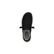Heydude Wendy Basic Slip-On Casual Shoes, Women's Lightweight Flats with Memory Foam Insole, Black Odyssey, Size 6, 40053-0YF