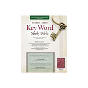 AMG Publishers Hebrew-Greek Key Word Study Bible NASB-77 Edition Burgundy Bonded Leather Red Letter Edition