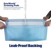 Petsworld PW2336EC-300 Puppy Training Pads 23 in x 36 in, 300 Count