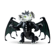 Basic Fun Dungeons & Dragons Questers Black Dragon Buildable Figure, 5-Inch Collectible Toy with Break-Apart Egg Capsule, D20 Die, Quest Card, Dark Ooze Finish