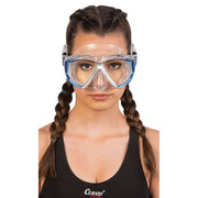Cressi Liberty Quattro Scuba Diving and Snorkeling Mask - Clear/Blue
