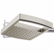 Brizo 81406-2.5 Kintsu 14in Square Multifunction Raincan Showerhead, 2.5 GPM, Luxe Nickel Finish, 3 Spray Settings