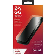 ZAGG 200311671 Apple iPhone 15 Pro Glass XTR Screen Protector, Clear