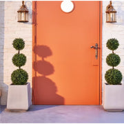 DR.Planzen Artificial Boxwood Triple Ball Tree, 3 ft UV Resistant Outdoor Faux Topiary with Realistic PE Leaves and Metal Stake