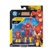 Jakks Pacific Sonic The Hedgehog DC X Sonic The Hedgehog Action Figure Multipack, Sonic as The Flash 2.5 Inch, The Flash 5 Inch, Poseable Collectible Figures 430924-V1