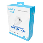 Anker PowerPort III Nano Pro Duo 40W Dual USB-C Fast Wall Charger, Arctic White