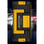 AVAPOW W68 6000A Car Battery Jump Starter(for All Gas or up to 12L Diesel) , Yellow