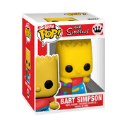 Funko Bitty Pop The Simpsons 4-Pack Collectible Vinyl Mini Figures with Acrylic Display Shelf, Bart Simpson, Mr. Burns, Krusty the Clown, Chase Variant, 85707