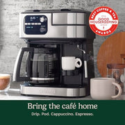 Cuisinart SS-4N1NAS CoffeeCenter 12-Cup Coffee Maker Barista Bar 4-In-1 Coffeemaker - Black