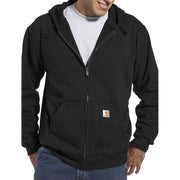 Carhartt Men's Paxton Heavyweight Hooded Full-Zip Sweatshirt, Black, Large Tall, 100614-001