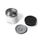 Yeti Rambler 8 oz Insulated Food Jar, Vacuum Insulated, Stainless Steel, White, Airtight Lid, 21071504502
