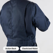 Berne Heritage Twill Insulated Coverall, Navy, X-Large Tall, Classic Fit, I414NV