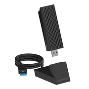 A9000-100PAS Nighthawk BE6500 Wi-Fi 7 USB Adapter Windows 11 Desktop Computer - Black