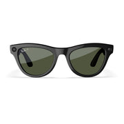 Ray-Ban Meta Skylar RW4010 Polarized Sunglasses - Shiny Black/Green Classic G-15 - Medium