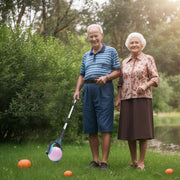 Kekoy 32 Inch Foldable Reacher Grabber Tool with Light, Heavy Duty Aluminum Alloy, Ergonomic Handle, 360 Rotating Head, Blue