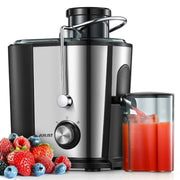 AICOOK Juilist 2-Speed Electric Juicer Machines, 400W, 11 Fl Oz, Silver