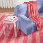 Mainstays Kids Wood Nightstand Side Table, Pink, Engineered Wood, Satin Finish, 15.75 in