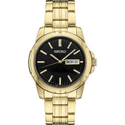 Seiko SUR358 Men's Essential 39mm Gold Tone Bracelet Dial Watch