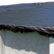 GLI Pool Products 30 ft Round Above Ground Mesh Winter Pool Cover, UV Resistant, 450030RDESM3BX