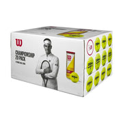 Wilson WRT100120DISP Championship Extra-Duty XD Tennis Ball, 20 Can Pack (60 Balls)
