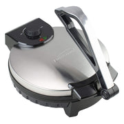 Brentwood TS-129 Stainless Steel Non-Stick Electric Tortilla Maker, 12 Inch