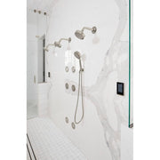 Kohler MasterShower 72 in Metal Shower Hose, Vibrant Brushed Moderne Brass, Extra-Long Flexible Design, Swivel Base, 8593-2MB