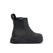 Columbia Snowtrot Slush Women's Snow Boots, Black Sea Salt, Pull-On Chelsea Style, Rubber Sole, 214454
